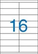 Etikety 105x37mm 2radové 16 etikiet na archu 100listov Victoria