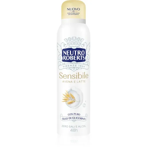 Neutro Roberts Avena e Latte dezodorant v spreji so 48hodinovým účinkom 150 ml