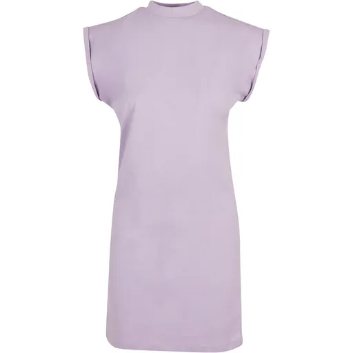 Build Your Brand Ležérne bavlnené šaty s golierikom - Orgovánová | XS