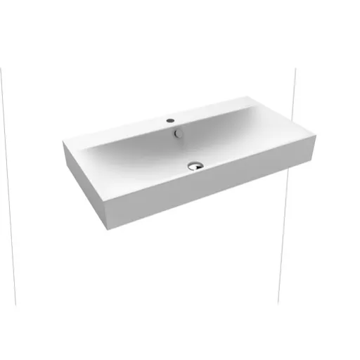 Kaldewei Silenio umývadlo 3045 90x46 cm alpská biela otvor pre batériu uprostred KW3045PE1