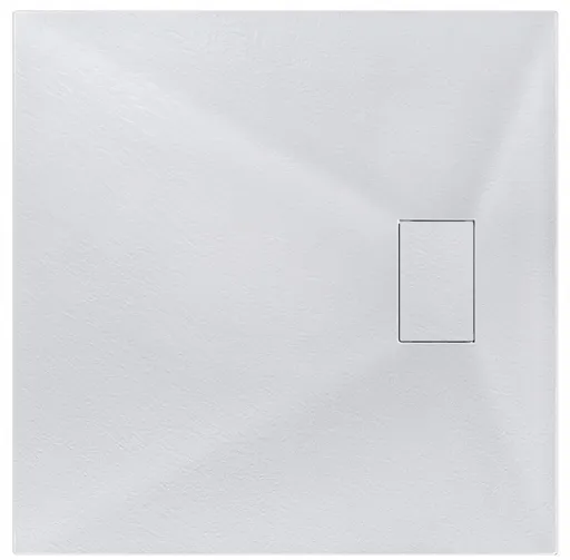 BESCO - Štvorcová sprchová vanička VEXO - biela - Farba - Biela, Nožičky k vani - Bez nožičiek, Rozmer A - 80, Rozmer B - 80 VANKVEX80CTVERW