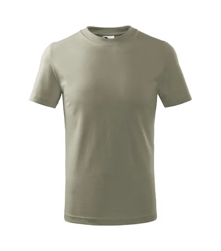 MALFINI Detské tričko Basic - Svetlá khaki | 110 cm (4 roky)