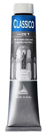 MAIMERI CLASSICO - Extra jemné olejové farby 370 - cobalt blue light hue, 0,2 L