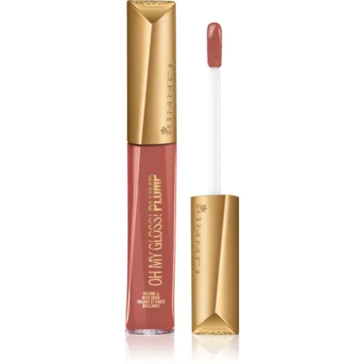 Rimmel Oh My Gloss! Plump lesk na pery odtieň Spiced Nude 6.5 ml