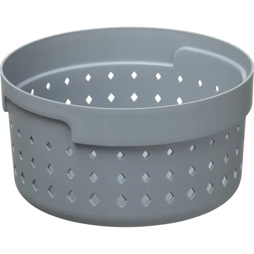 PLAST TEAM - Košík 0,9l Seoul šedý, umelá hmota, šedý, 13,8 x 7,3 x 13,8cm