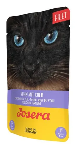 Josera Cat Filet kura s lososom v kapsičke pre mačky 70g