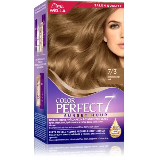 Wella Color Perfect Sunset Hour farba na vlasy 7/3 Bright Hazelnut Brown 1 ks