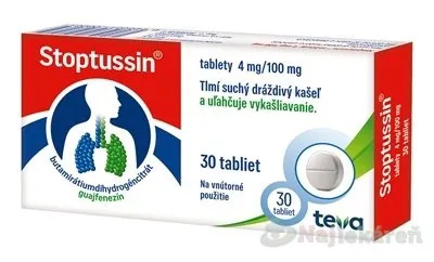 STOPTUSSIN  tablety na kašeľ 30 tbl