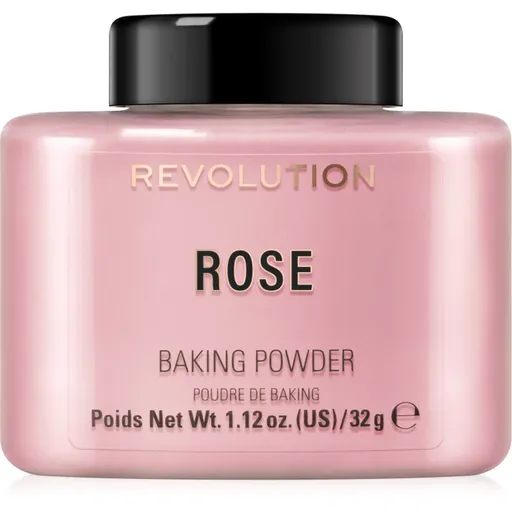 Makeup Revolution Baking Powder sypký púder odtieň Rose 32 g