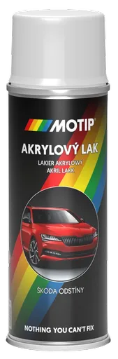 AUTOSPREJ ŠKODA - Farba na auto v spreji AC1000 - biela kriedová lesklá 0,2 L