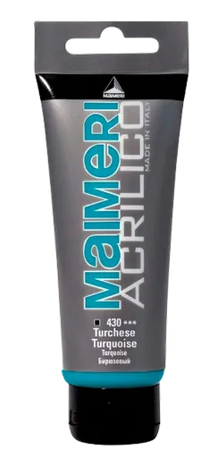 MAIMERI ACRILICO - Akrylové farby 430 - turquoise, 0,2 L