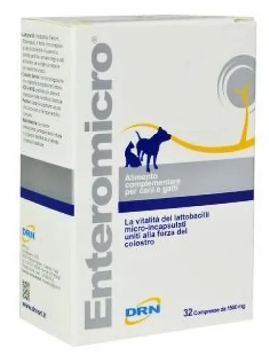 Enteromicro Complex 1500mg probiotikum pre psy a mačky 32 tabliet