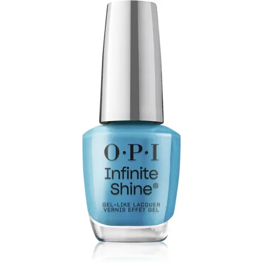 OPI Infinite Shine Silk lak na nechty s gélovým efektom Never Leavin' Blue 15 ml