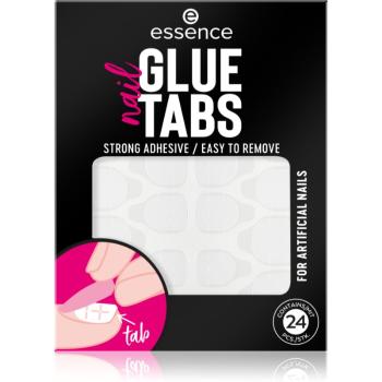 Essence GLUE TABS nálepky na nechty 24 ks