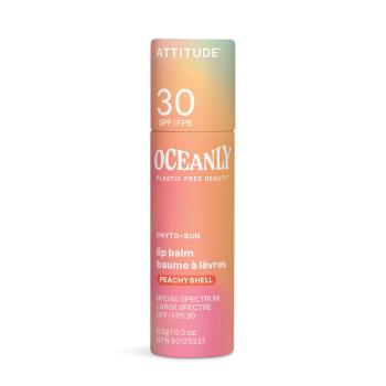 Attitude Tónujúci balzam na pery SPF 30 (Lip Balm) 8,5 g Peachy Shell