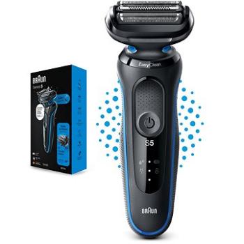 Braun Series 5 51-B1000s Elektrický Holiaci Strojček, Modrý (4210201432197)