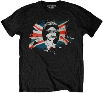 Sex Pistols Tričko God Save The Queen Flag Unisex Black S