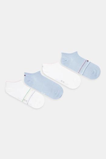 Ponožky Tommy Hilfiger 4-pak dámske, biela farba, 701235889