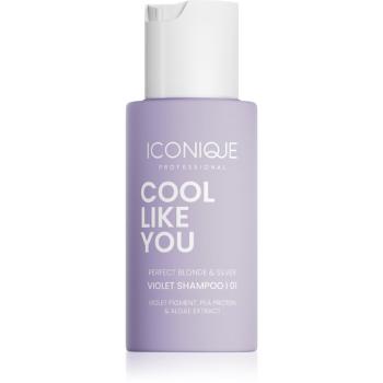 ICONIQUE Professional COOL LIKE YOU Perfect Blonde & Silver Violet šampón neutralizujúci žlté tóny 70 ml