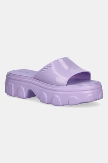 Šľapky Melissa MELISSA ELLA SLIDE AD dámske, fialová farba, na platforme, M 35882.BH683