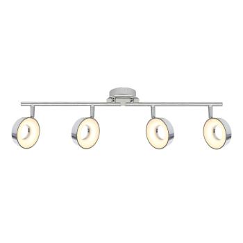 Fényes ezüstszínű LED mennyezeti lámpa 71x10 cm Isla – Candellux Lighting