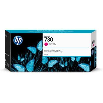 HP originál ink P2V69A, HP 730, magenta, 300ml, HP HP DesignJet T1700 44 printer series, T1700dr 44, purpurová