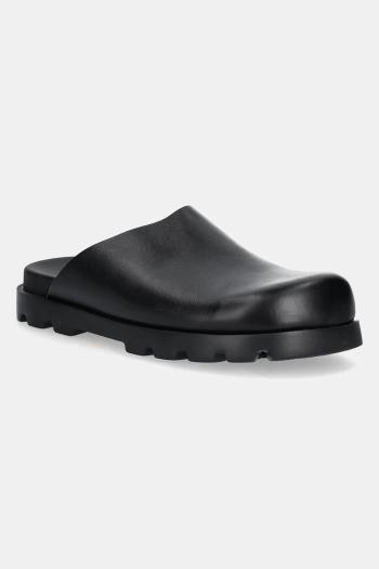 Kožené šľapky Camper Brutus Sandal pánske, čierna farba, K100906-004