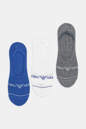 Ponožky Emporio Armani Underwear pánske, šedá farba, EM000548 AF12276