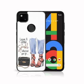 MY ART Silikónový kryt Google Pixel 4a SHOES (061)