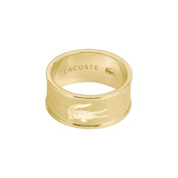 Lacoste Štýlový pozlátený prsteň pre mužov Backhand 2040486 64 mm