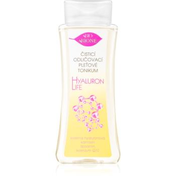 Bione Cosmetics Hyaluron Life čistiace a odličovacie pleťové tonikum s kyselinou hyalurónovou 255 ml