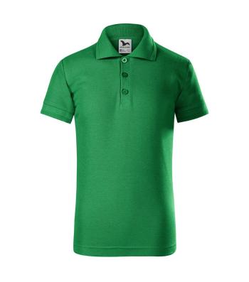 MALFINI Detská polokošeľa Pique Polo - Stredne zelená | 158 cm (12 rokov)