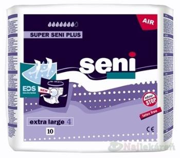 Seni SUPER PLUS AIR extra large 4 plienk. nohavičky,obvod 130-170cm, 10ks