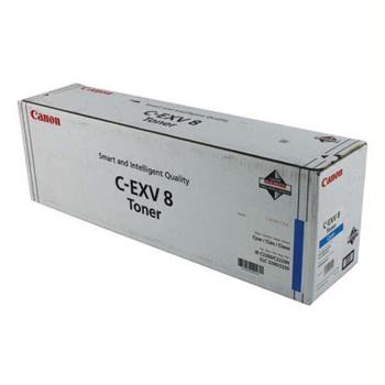 Canon originál toner CEXV8, cyan, 25000str., 7628A002, Canon iR-C, CLC-3200, 2620N, O, azurová