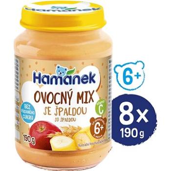 HAMÁNEK Ovocný mix so špaldou 8× 190 g (18595139799615)