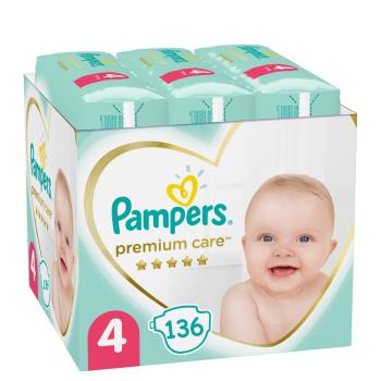 PAMPERS Premium Care 4 plienky (136 ks), 9-14 kg