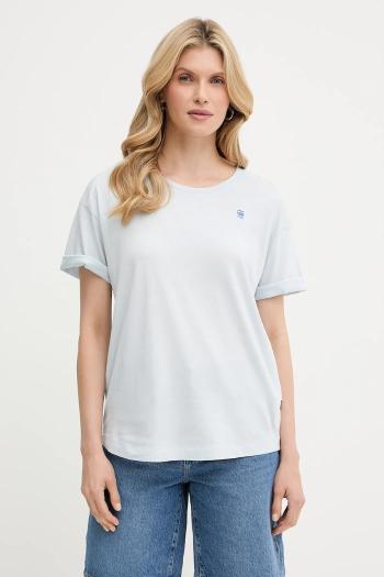 Bavlnené tričko G-Star Raw dámske, biela farba