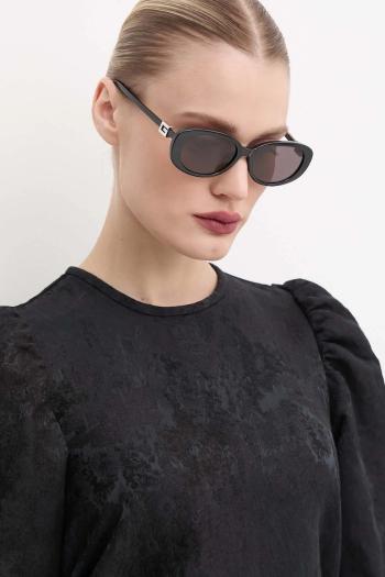 Slnečné okuliare Gucci dámske, čierna farba, GG1684SA