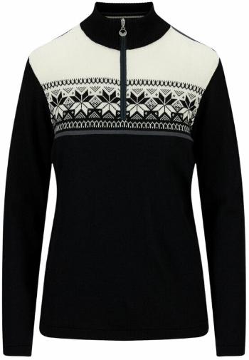 Dale of Norway Liberg Womens Sweater Black/Offwhite/Schiefer M Sveter