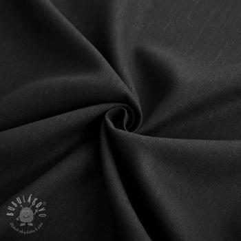 Viskóza s ľanom PREMIUM black