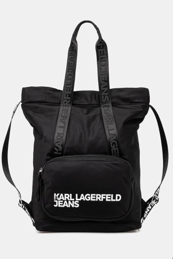 Kabelka Karl Lagerfeld Jeans čierna farba, A1W30234