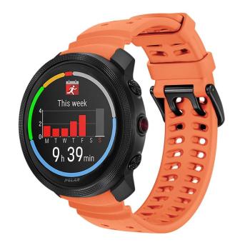 SILICONE Vymeniteľný remienok pre Polar Vantage M3 oranžový