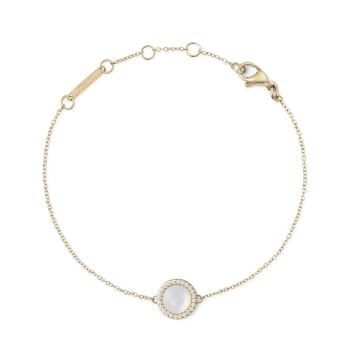 Daniel Wellington Pôvabný náramok s perleťou a kryštálmi Audrey DW00401423