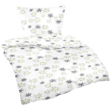 Bellatex Krepové – 140 × 220, 70 × 90 cm – hviezdičky (6324)