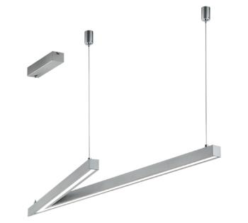 LED závesné osvetlenie Cinque Cicanto nikel 375010107