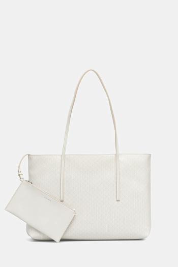Kabelka Calvin Klein biela farba, LV04F3266G