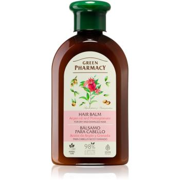 Green Pharmacy Argan Oil & Pomegranate Hair Balm balzam pre suché a poškodené vlasy 300 ml