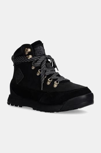 Topánky The North Face Back to Berkeley IV Leather dámske, čierna farba, jemne zateplené, NF0A8A9EKX71