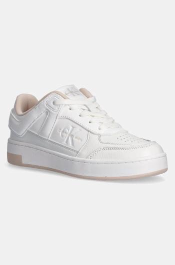 Tenisky Calvin Klein Jeans BASKET CUPSOLE LOW MIX biela farba, YW0YW01650