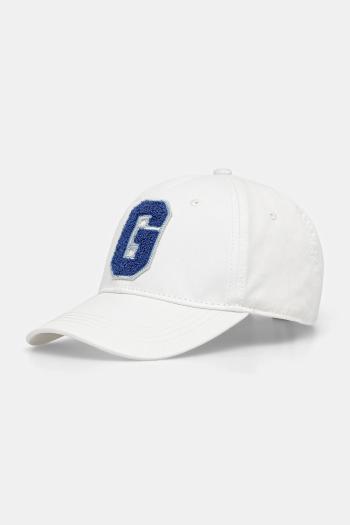 Bavlnená šiltovka Guess biela farba, AW5364 COT01